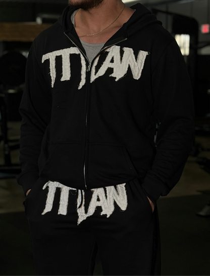 Tattered Zip-Up